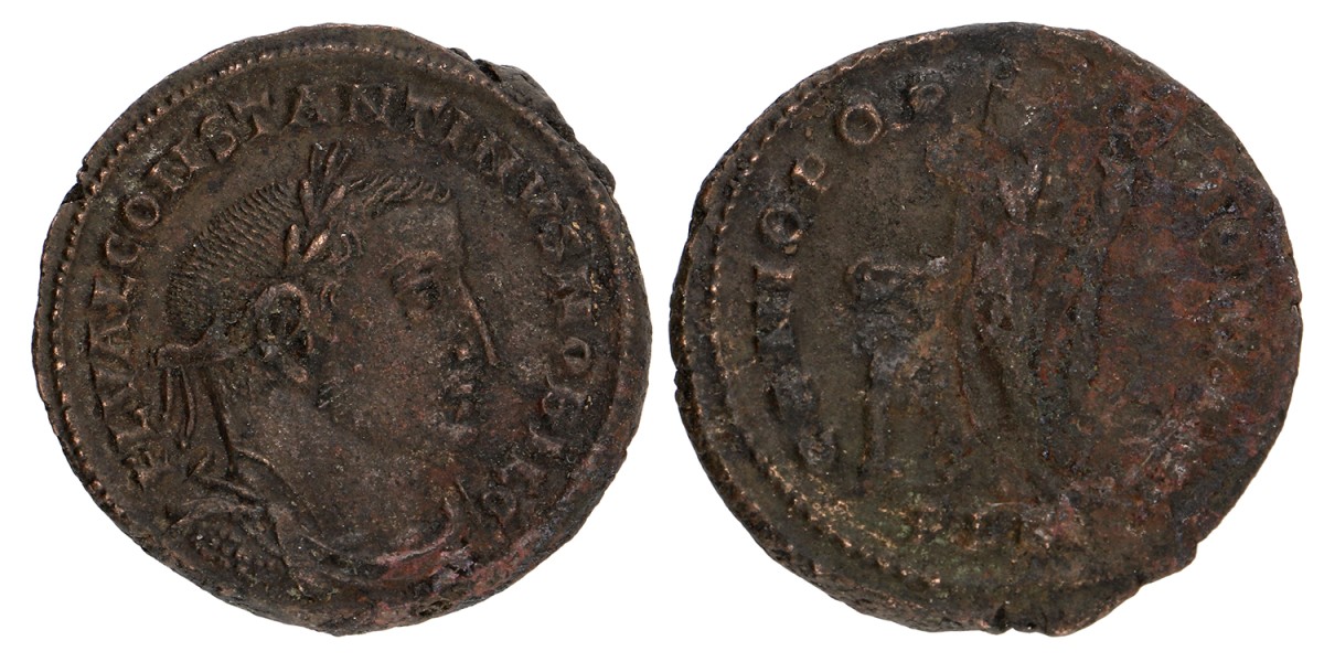 Roman Empire. Constantinus I. Follis. ND (306 - 309).