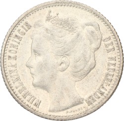 ½ Gulden. Wilhelmina. 1898. Prachtig.