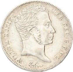 ½ Gulden. Willem I. 1830 B. Zeer Fraai +.
