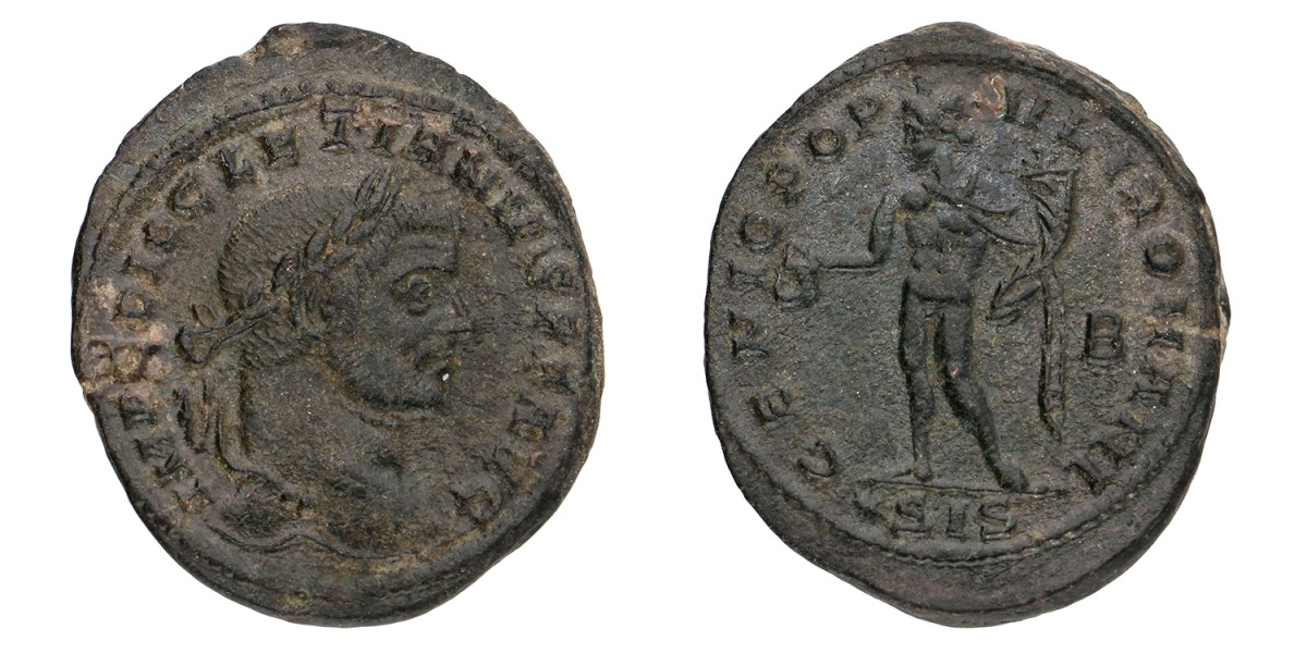 Roman Empire. Diocletianus. Folles. ND (284 - 305).