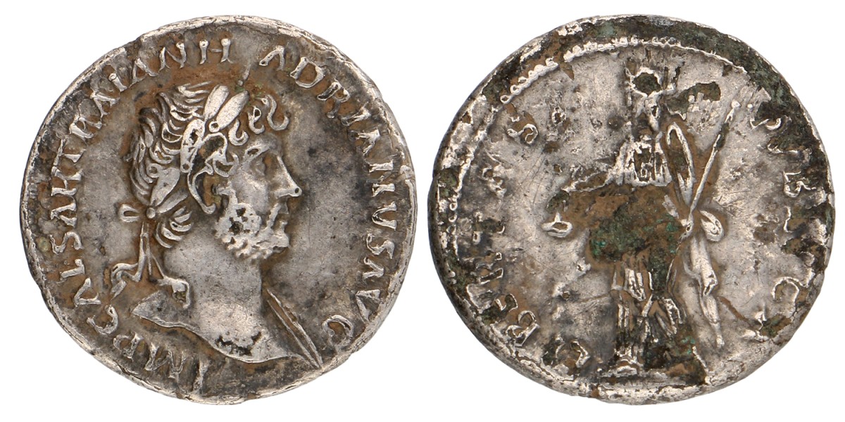 Roman Empire. Hadrianus. Denarius. ND (117 - 130).