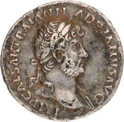 Roman Empire. Hadrianus. Denarius. ND (117 - 130).