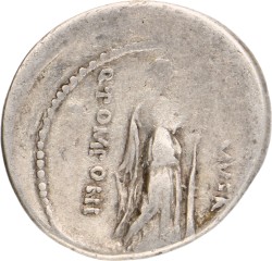 Roman Republic. Q. Pomponius Musa. Denarius. ND (66 BC).