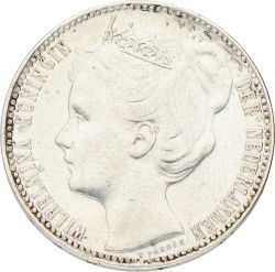 1 Gulden. Wilhelmina. 1905. Prachtig +.