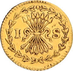 Bezemstuiver. Gouden afslag. Utrecht. 1755. Zeer Fraai +.