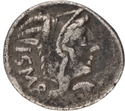 Roman Republic. L. Thorius Balbus. Denarius. ND (105 BC).