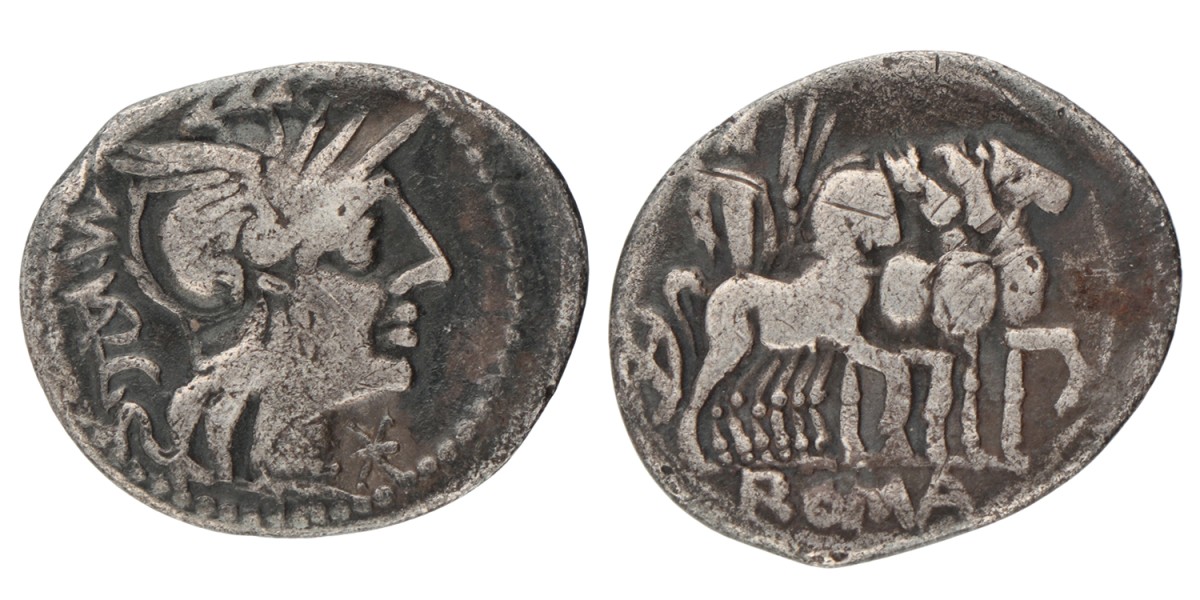 Roman Republic. M. Vargunteius. Denarius. ND (130 BC).