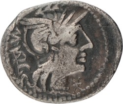 Roman Republic. M. Vargunteius. Denarius. ND (130 BC).