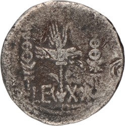 Roman Republic. Marcus Antonius. Denarius. ND (32 - 31 BC).