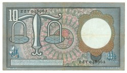 Nederland. 10 gulden. Bankbiljet. Type 1953. - Zeer Fraai -.