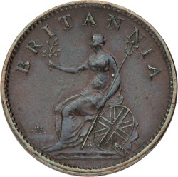 Great Britain. George III. Farthing. 1806 - K on tr.