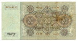 Nederland. 20 gulden. Bankbiljet. Type 1926. - Fraai.