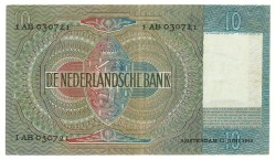 Nederland. 10 gulden. Bankbiljet. Type 1940. - Zeer Fraai +.