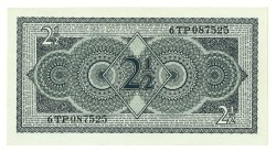 Nederland. 2½ gulden. Muntbiljet. Type 1949. - UNC.