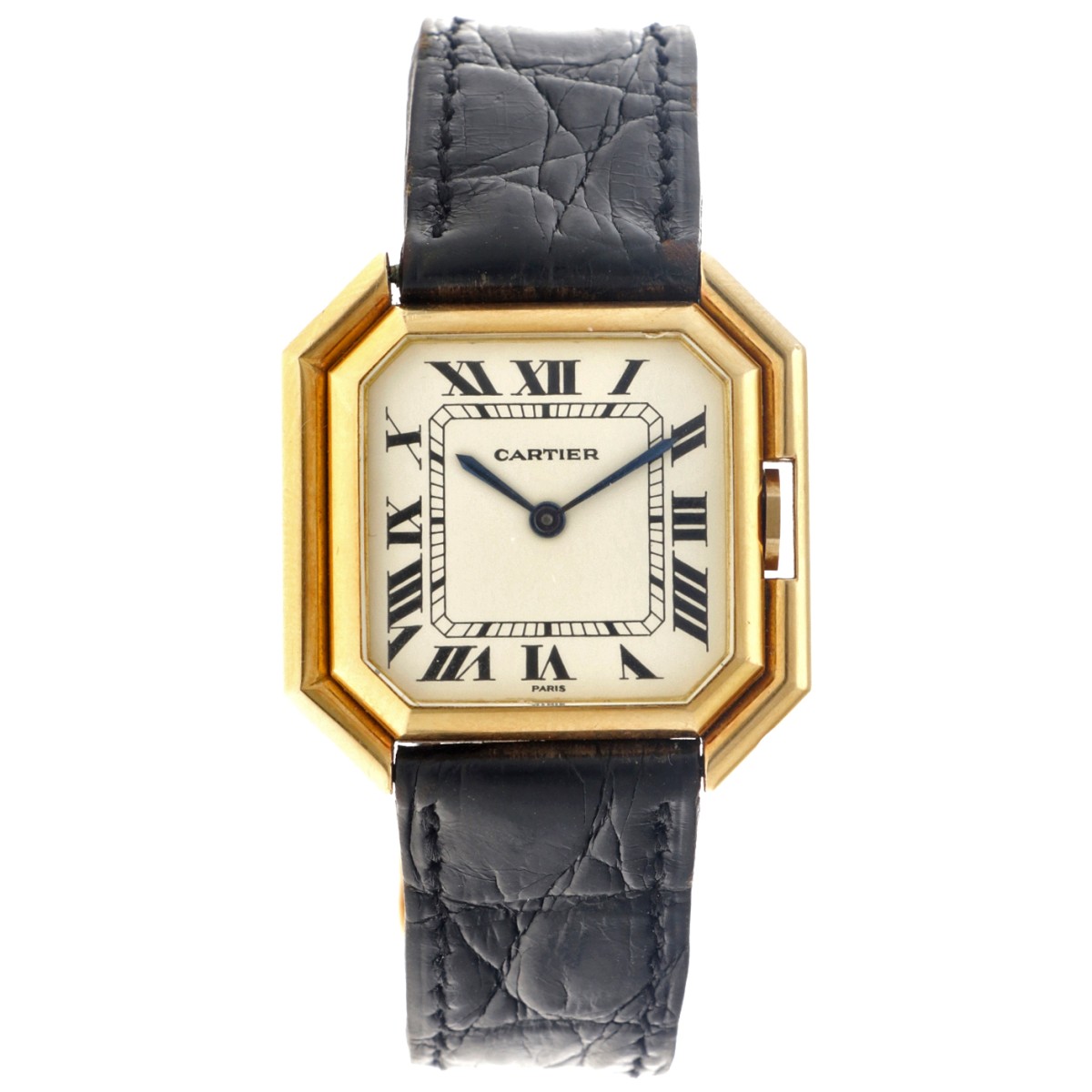 Cartier Ceinture 18K. "Paris Dial" 17001 - Heren horloge - 1980.
