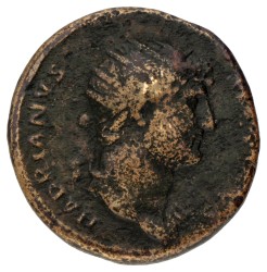 Roman Empire. Hadrianus. Dupondius. ND (125-128).