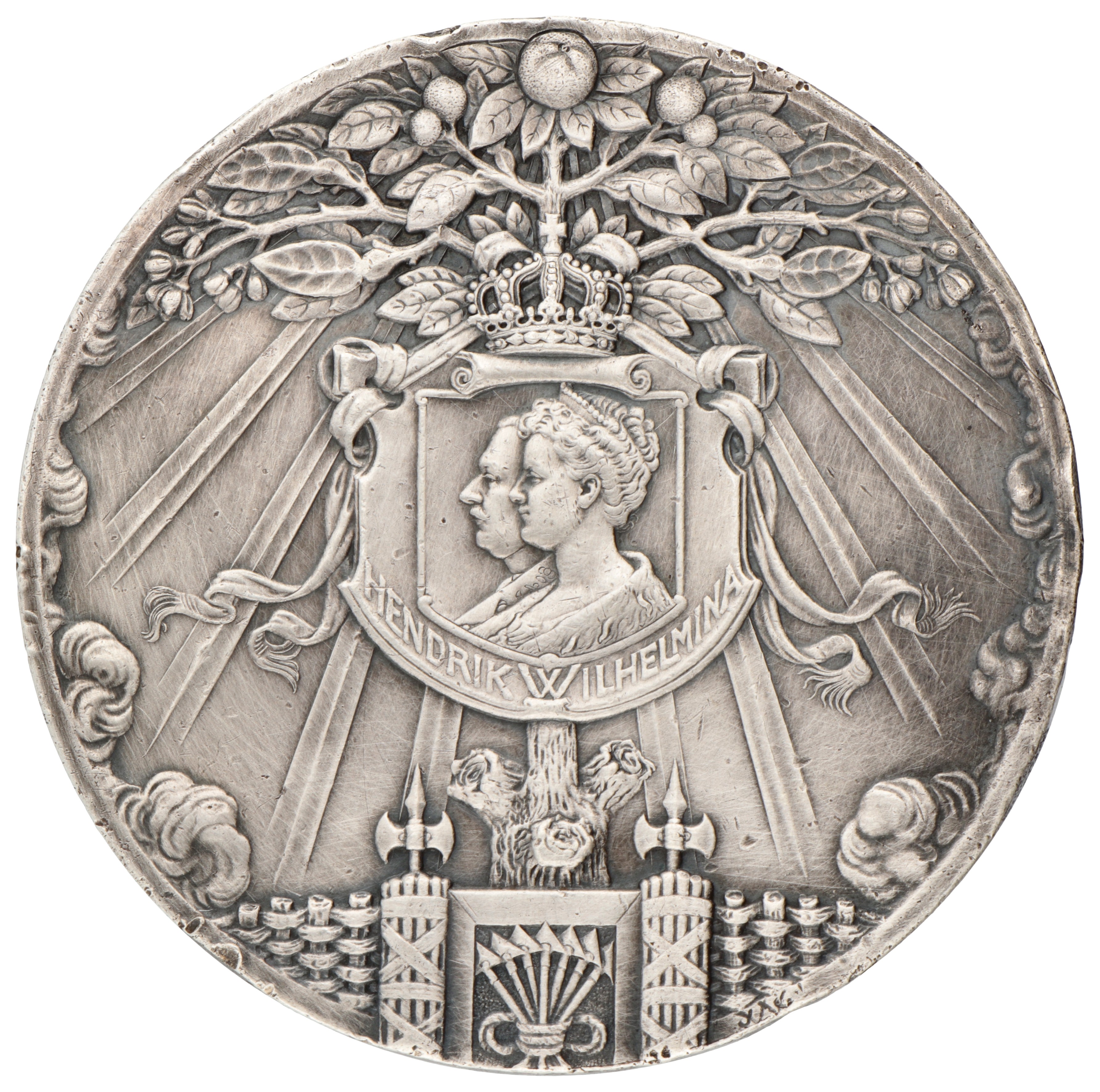 Nederland. 1909. Geboorte van prinses Juliana.