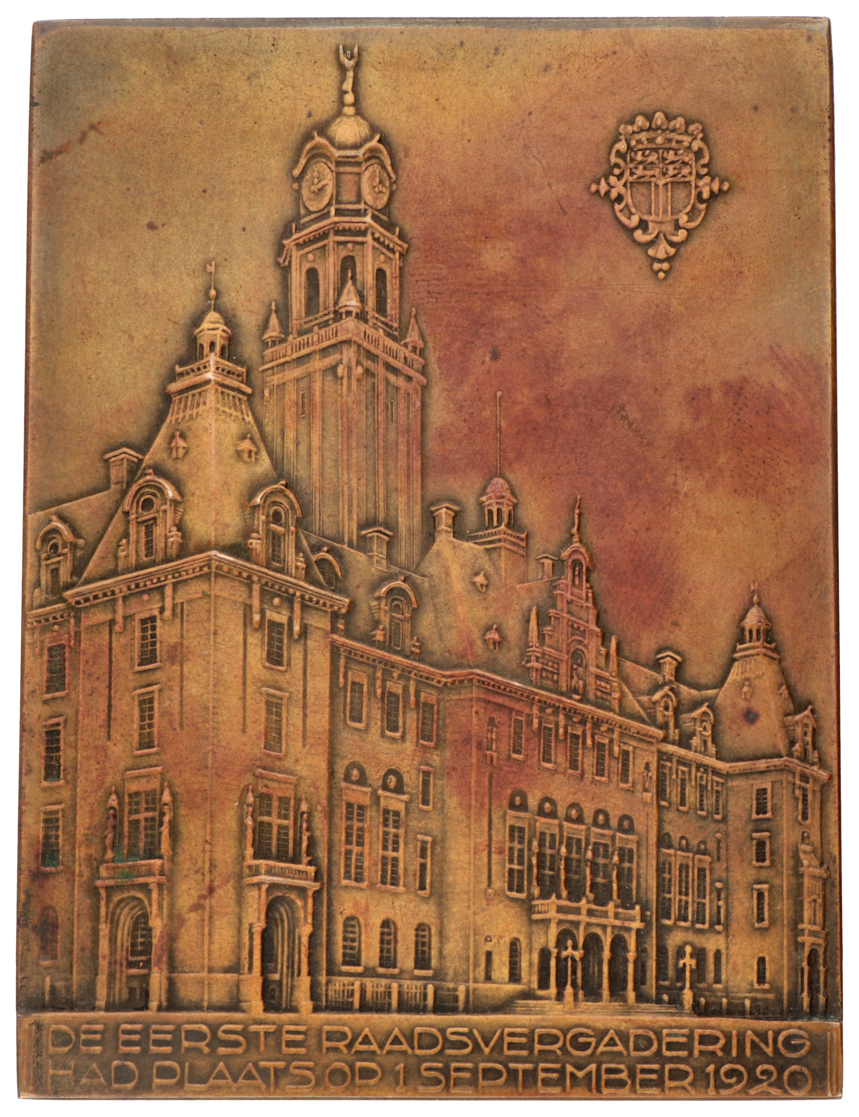 Nederland. Rotterdam. 1922. Inwijding van het nieuwe stadhuis.