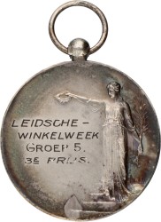 Nederland. Leiden. Z.j. (1922). Prijspenning Winkelweek - Groep 5, 3e prijs.