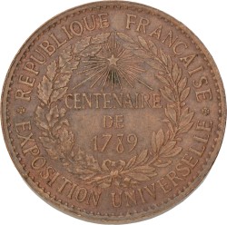 No reserve - France. 1879. Centenary of the French Revolution - Exposition Universelle.
