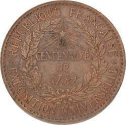 No reserve - France. 1879. Centenary of the French Revolution - Exposition Universelle.