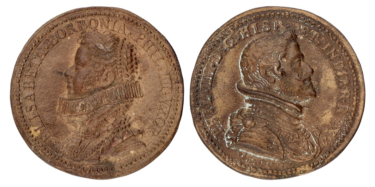 No reserve - Belgium. Austrian Netherlands. N.D. (ca 1630). Philip IV and Elizabeth de Bourbon.