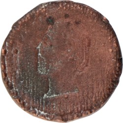 5 Cent - Koperen afslag van de voorzijde. Willem III. Z.j. (1849 - 1890). Prachtig -.