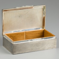 Sigarenkist zilver.
