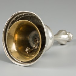 Tafelbel zilver.