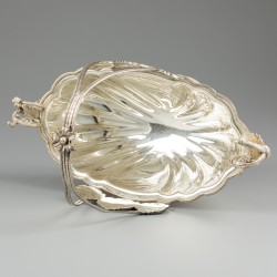 Pronkstuk / tafelstuk / jardinière, zilver.