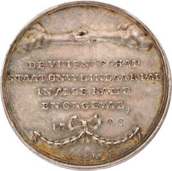 Nederland. 1798. Vriendschapspenning.