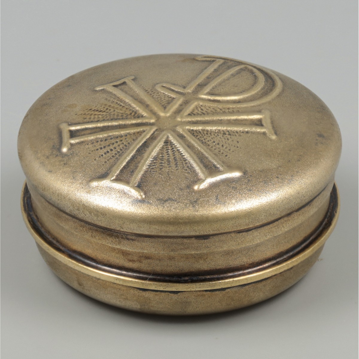 Hostiedoosje / pyxis, zilver.