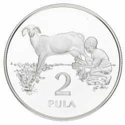 Botswana. Republic. 2 Pula. 'Save the Children Fund'. 1989.