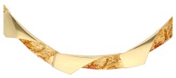 14K Geelgouden Riitta Fins design schakelcollier.