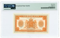 Nederland. 2½ gulden. Muntbiljet. Type 1943. - PMG 67EPQ