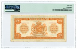 Nederland. 25 gulden. Muntbiljet. Type 1943. - PMG 35