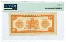 Nederland. 25 gulden. Muntbiljet. Type 1943. - PMG 35