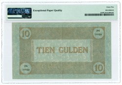 Nederland. 10 gulden. Bankbiljet. Type 1921. - PMG 45EPQ