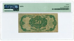 United States of America. 50 cents. Banknote. Type 1875. - PMG 12