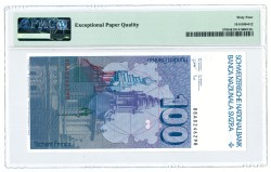 Switzerland. 100 franken. Banknote. Type 1988. - PMG 64EPQ