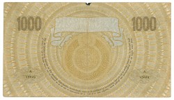 Nederland. 1000 gulden. Bankbiljet. Type 1919. - Zeer Fraai -.