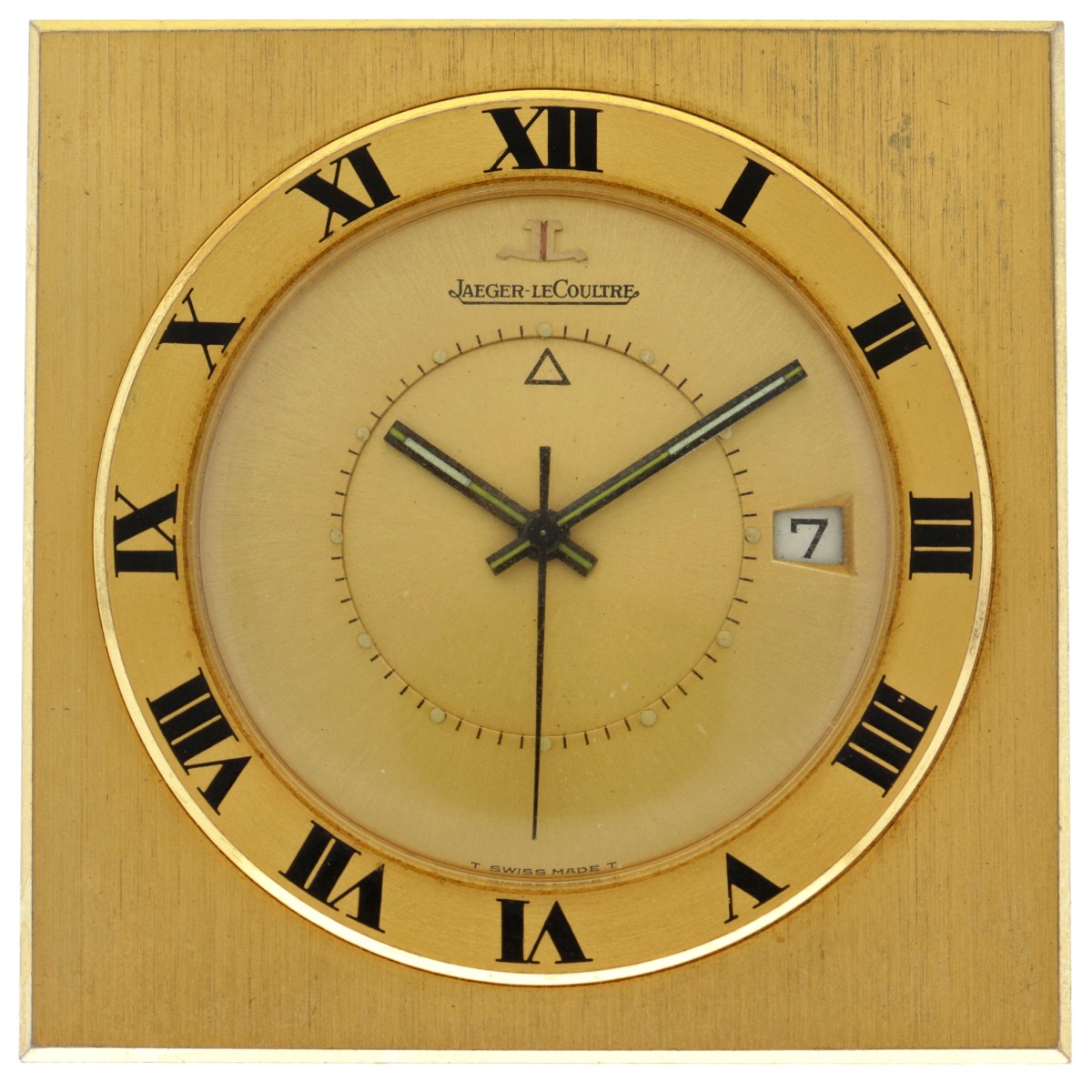 No Reserve - Jaeger-LeCoultre Memovox desk clock 1291993 - ca. 1970's. 