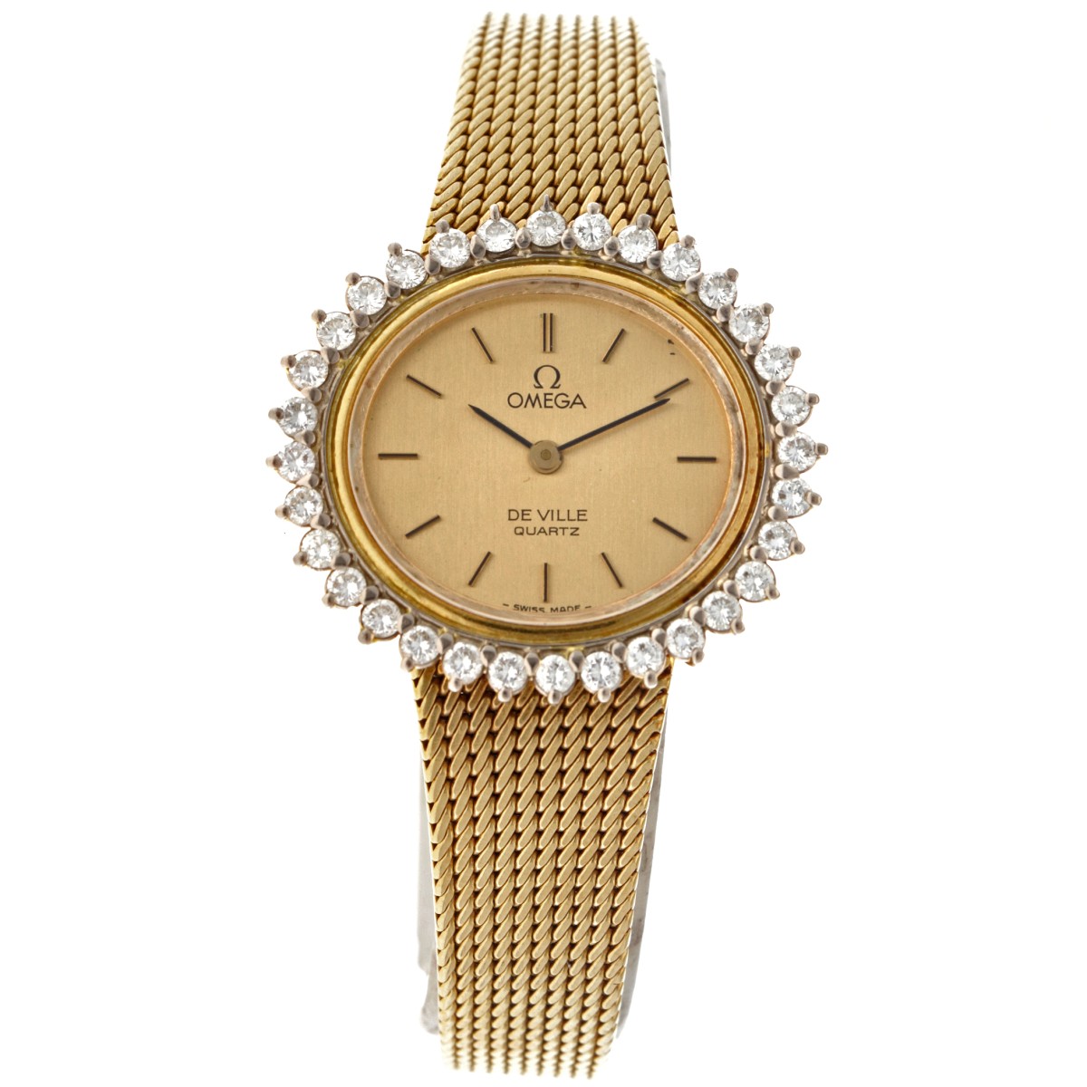 Omega De Ville 18K. 591 0022 - Dames polshorloge - ca. 1979.