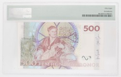 Sweden. 500 kronor. Banknote. Type 2007-2012. - PMG 58