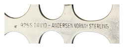 David Andersen zilveren hanger.