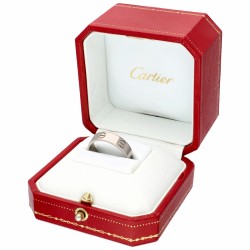 Witgouden Cartier Love band ring - 18 kt.