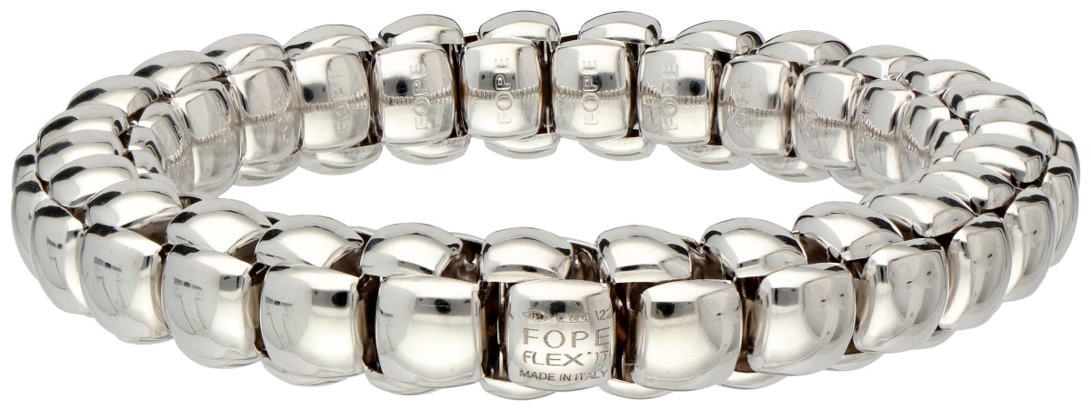 Fope 18K witgouden Flex'it armband.