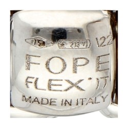 Fope 18K witgouden Flex'it armband.