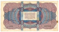 Nederland. 10 gulden. Misdruk. Type 1945. - Fraai / Zeer Fraai.