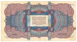 Nederland. 10 gulden. Misdruk. Type 1945. - Fraai / Zeer Fraai.